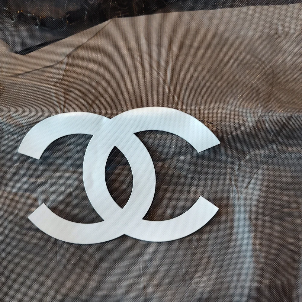 CHANEL Paris Mesh Tote & Pouch Set Black Chain Shoulder Bag Gold Hardware NIP - Picture 5 of 7